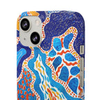 Abstract Blue Pattern Phone Case