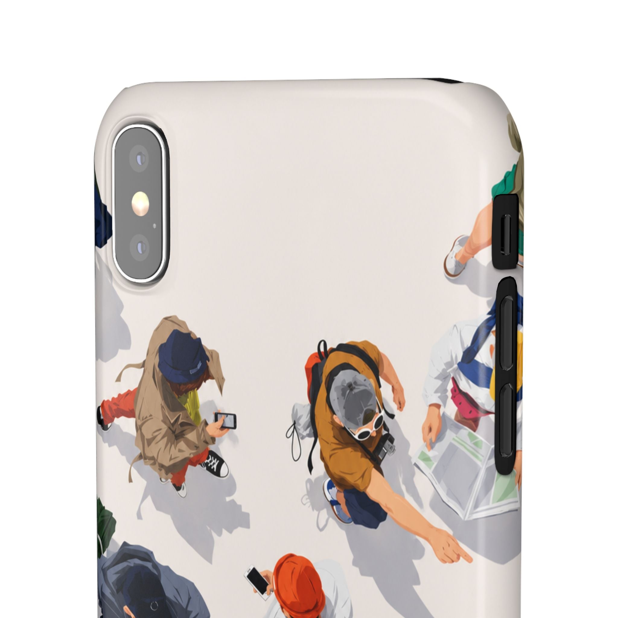 City Crowd Aesthetic Phone Case
