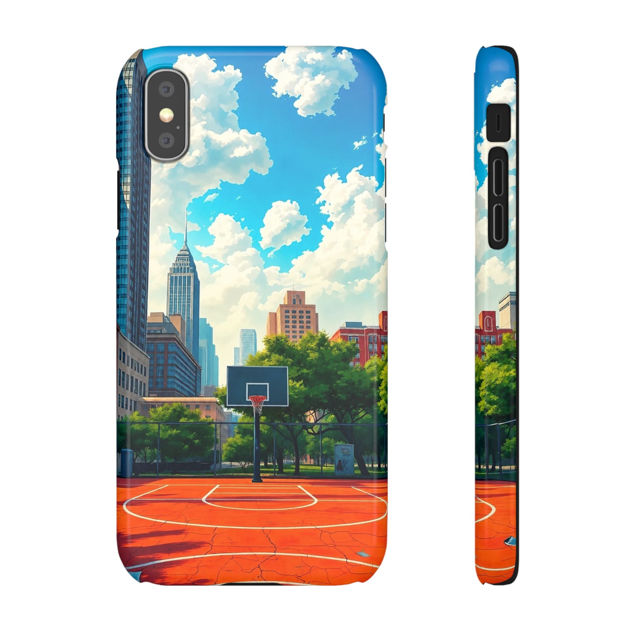 Urban Basketball Court Phone Case