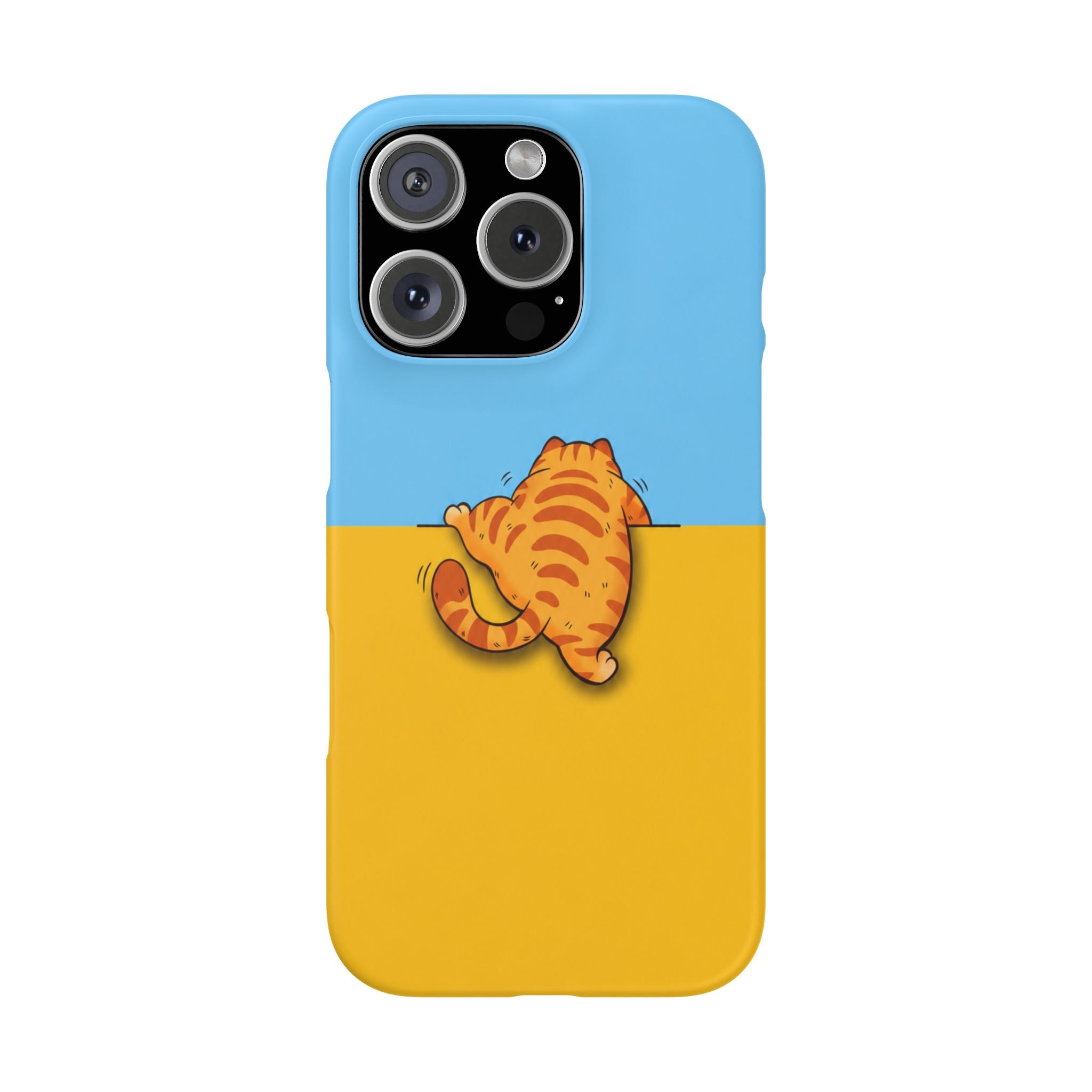 Peekaboo Orange Cat Phone Case