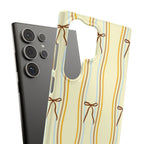 Bow Stripe Phone Case