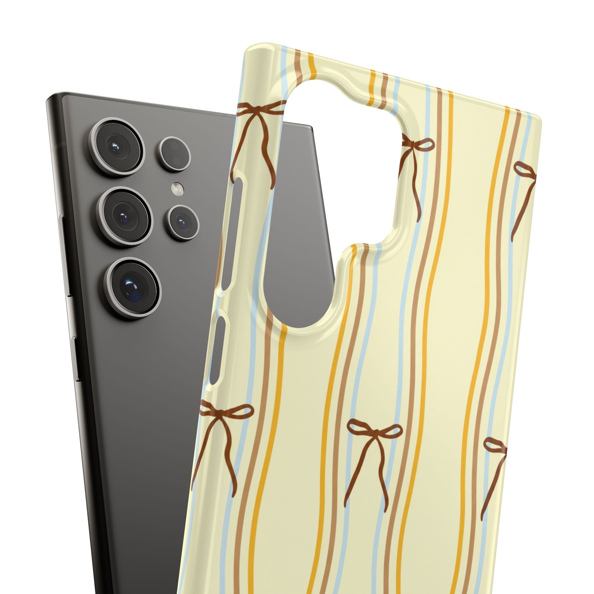 Bow Stripe Phone Case