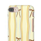 Bow Stripe Phone Case