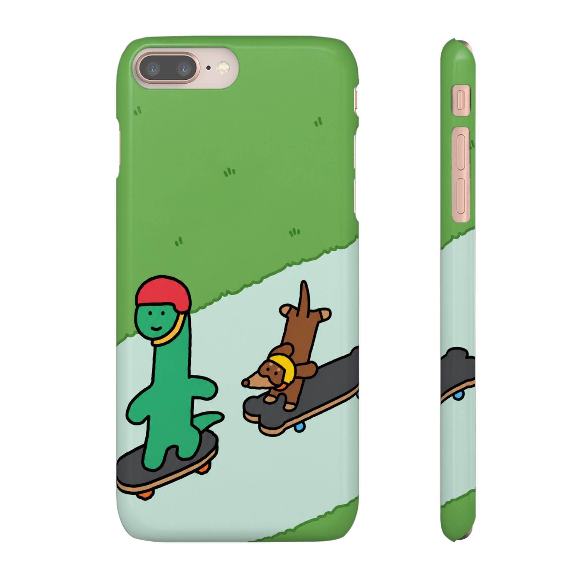 Skater Dino Phone Case