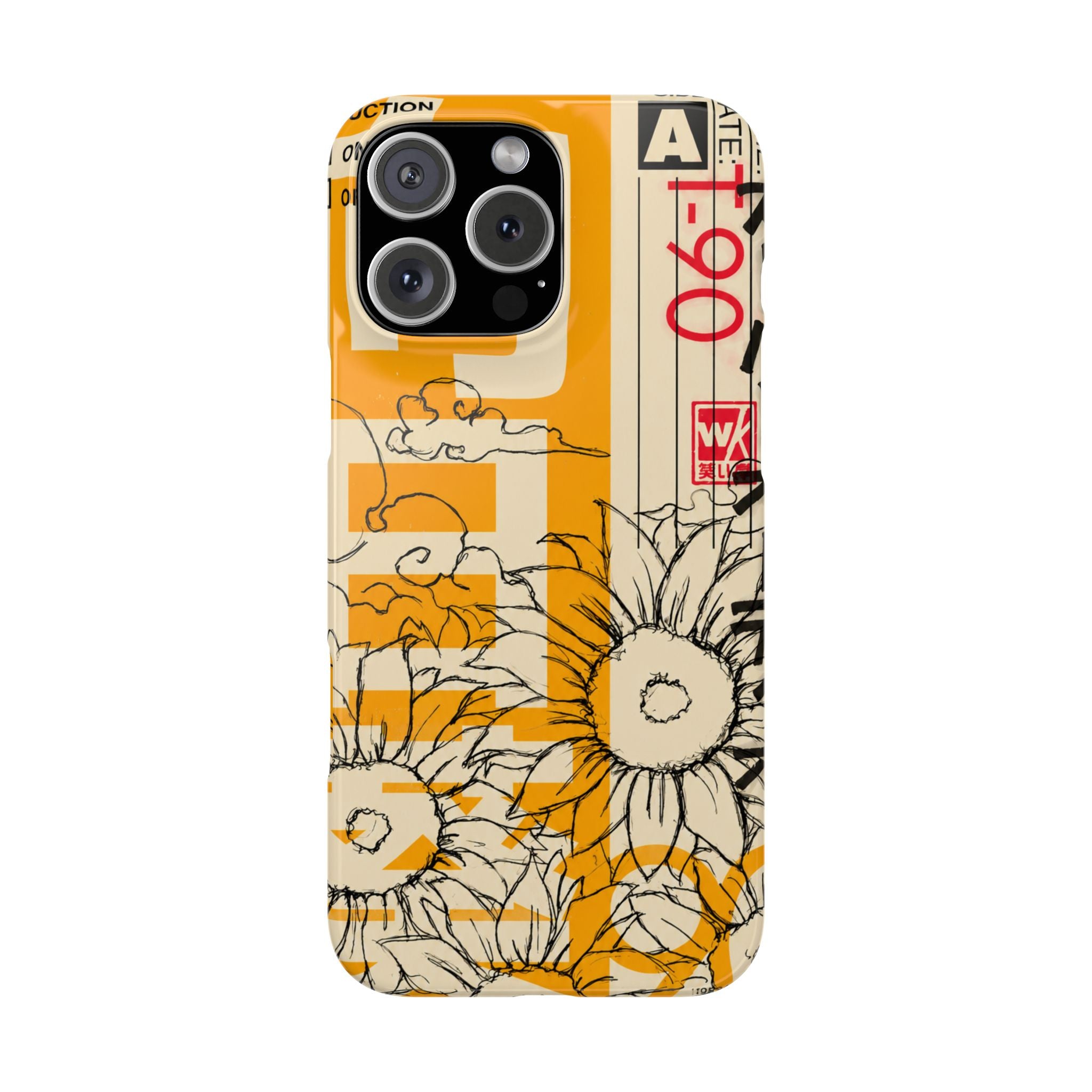 Retro Cassette Floral Phone Case