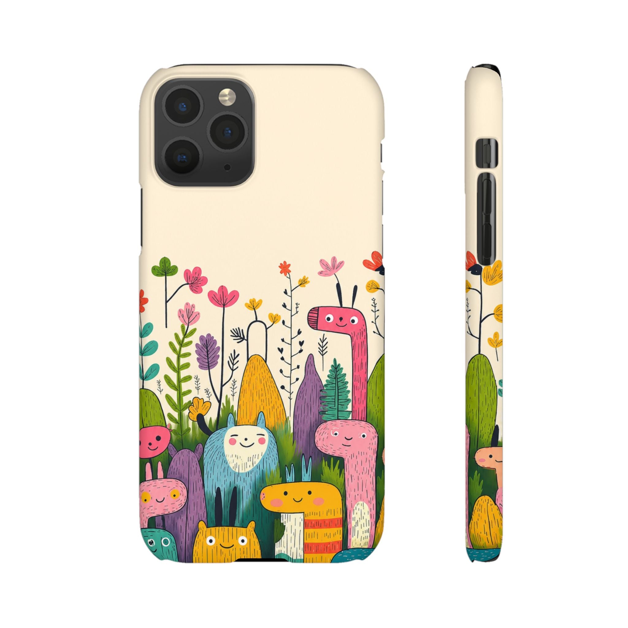 Cute Monster Garden Phone Case