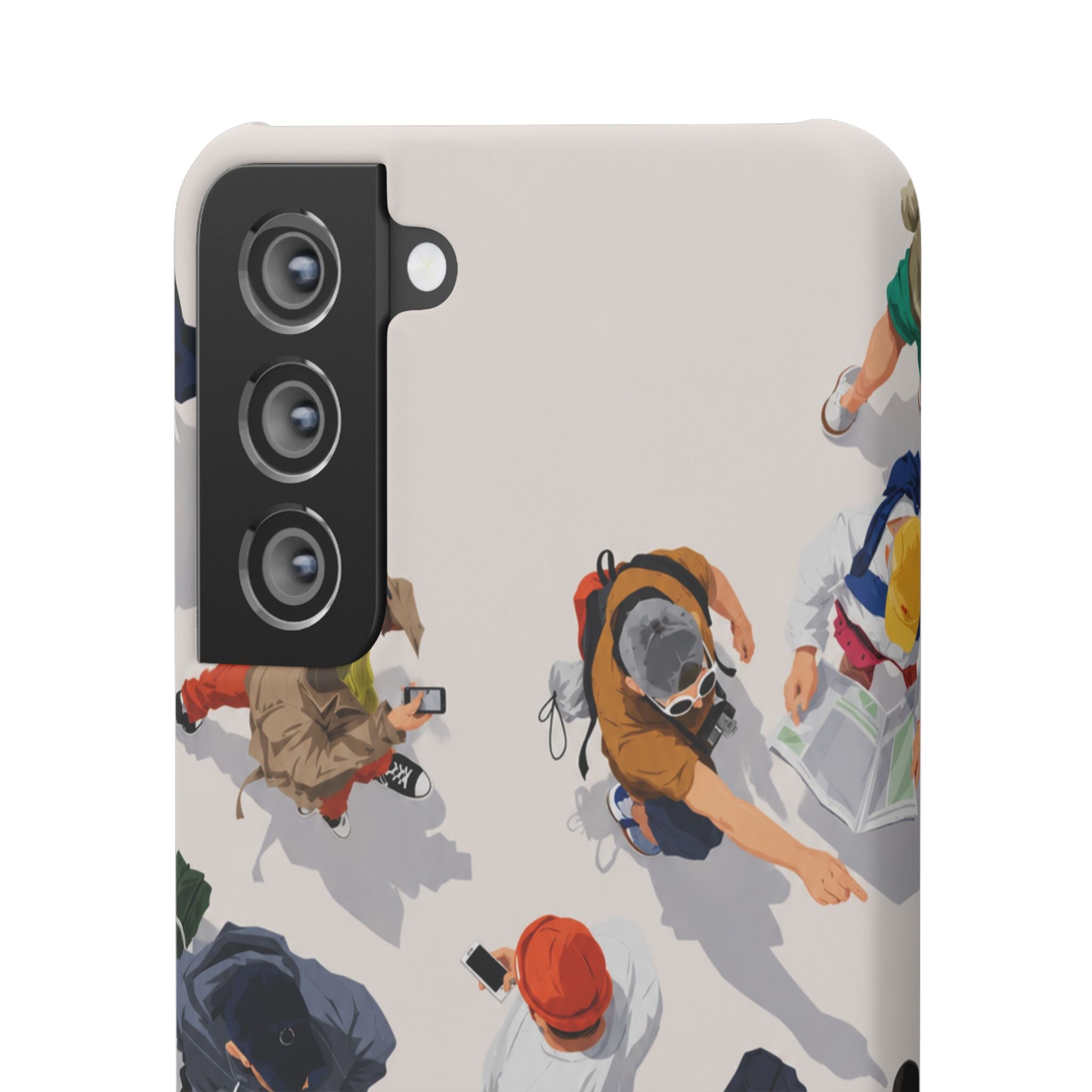 City Crowd Aesthetic Phone Case