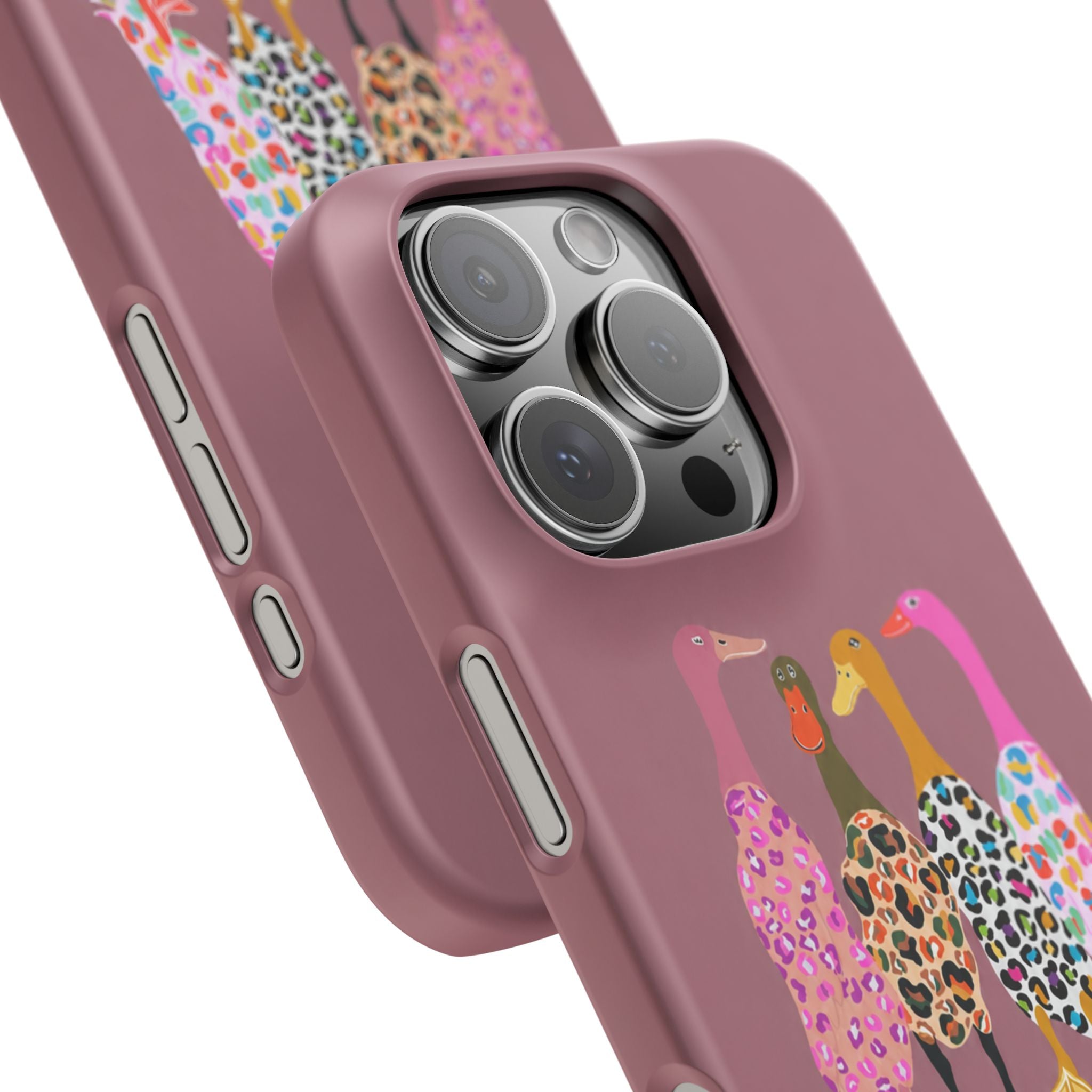 Colorful Leopard Ducks Phone Case