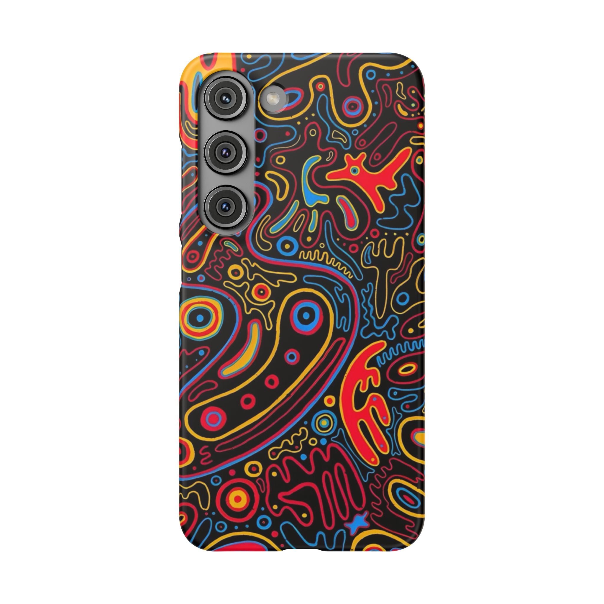 Neon Maze Phone Case
