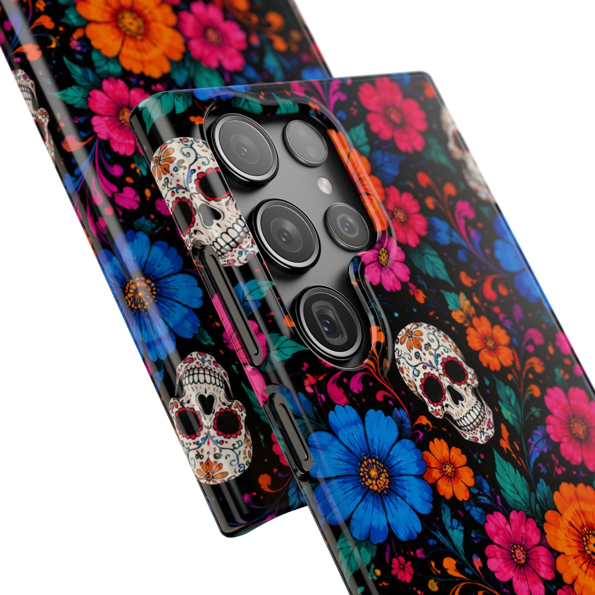 Sugar Skull Floral Phone Case