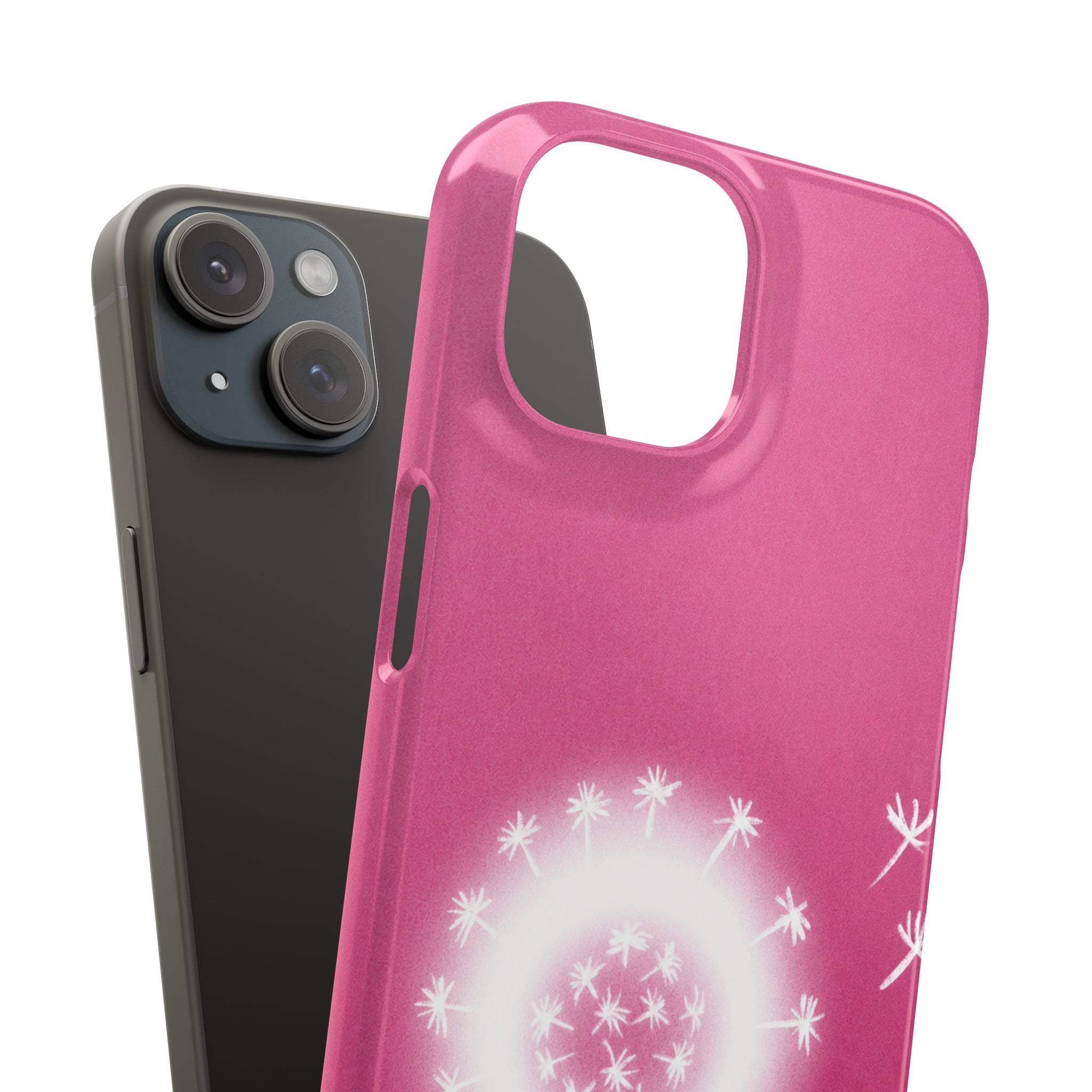 Pink Dandelion Phone Case
