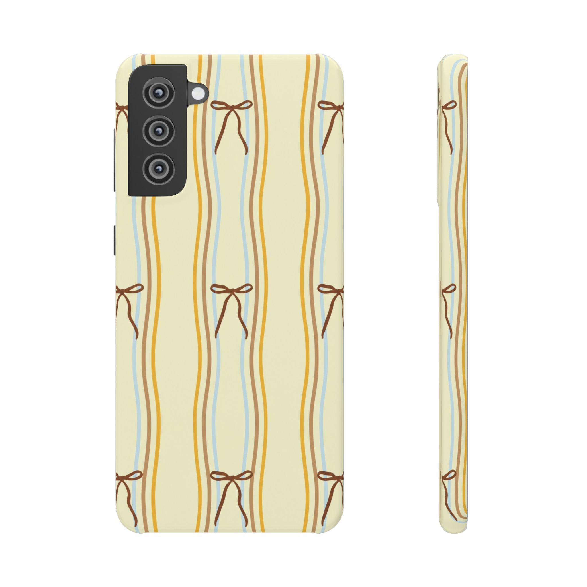 Bow Stripe Phone Case