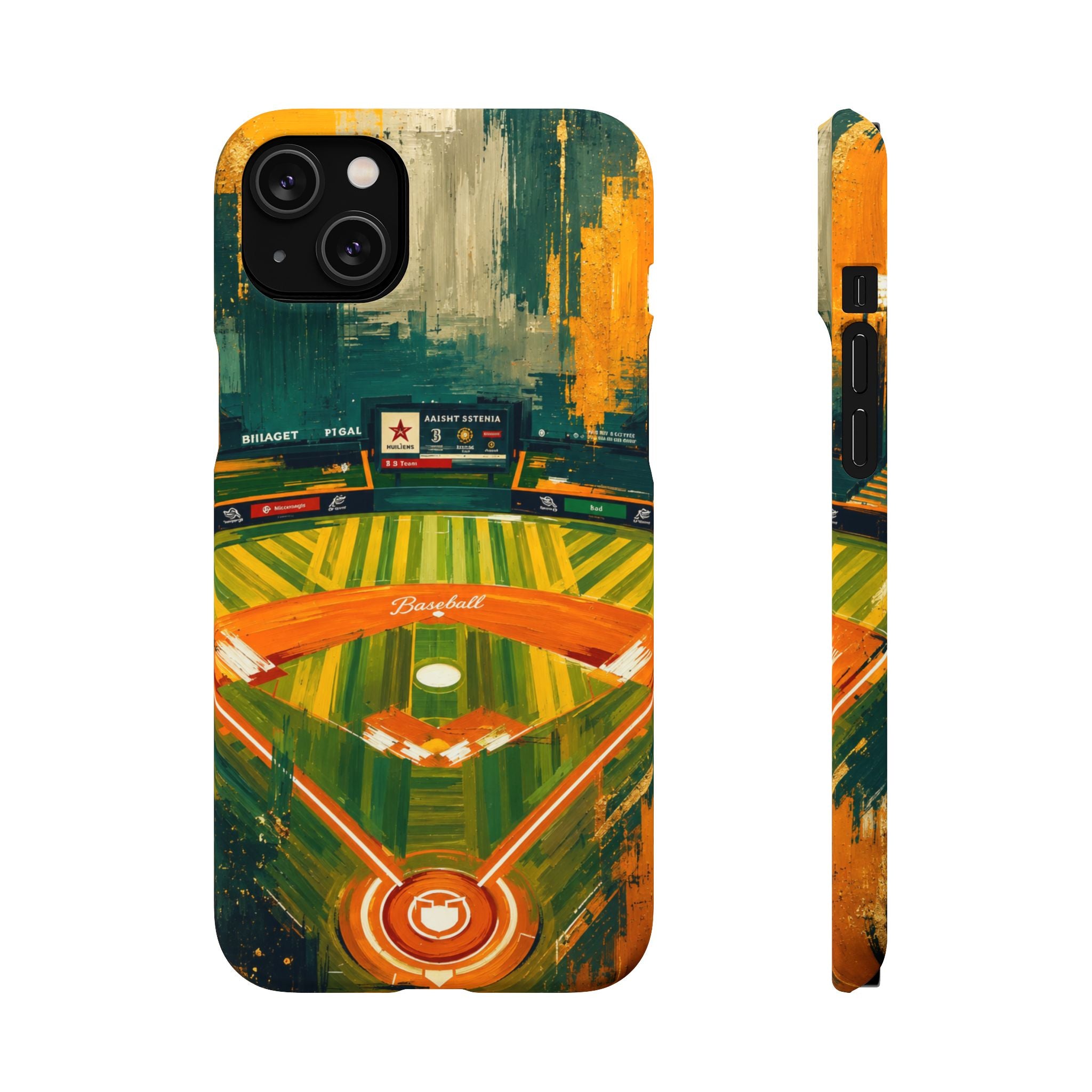 Abstract Baseball Stadium Phone Case