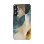 Golden Horizon Abstract Phone Case