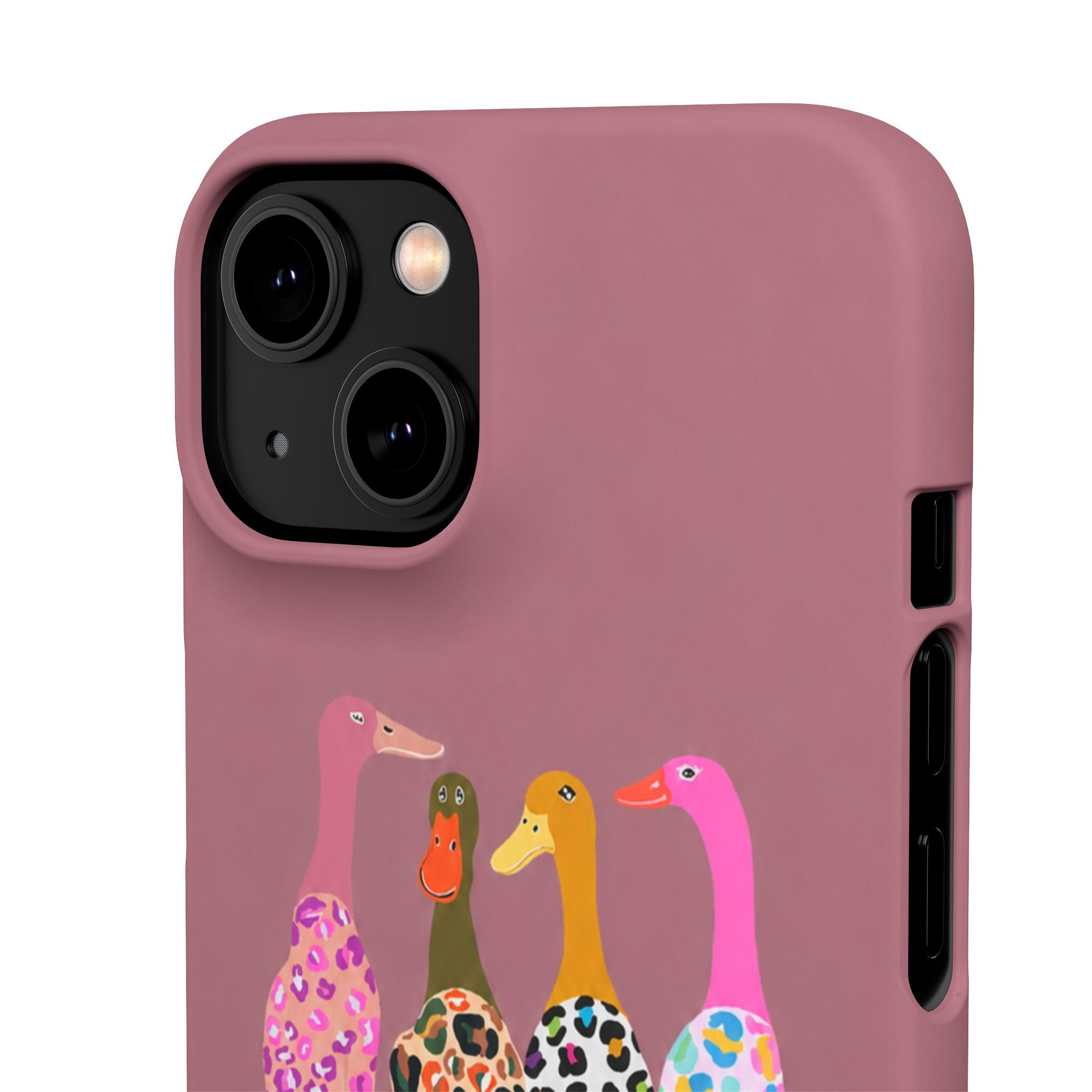 Colorful Leopard Ducks Phone Case