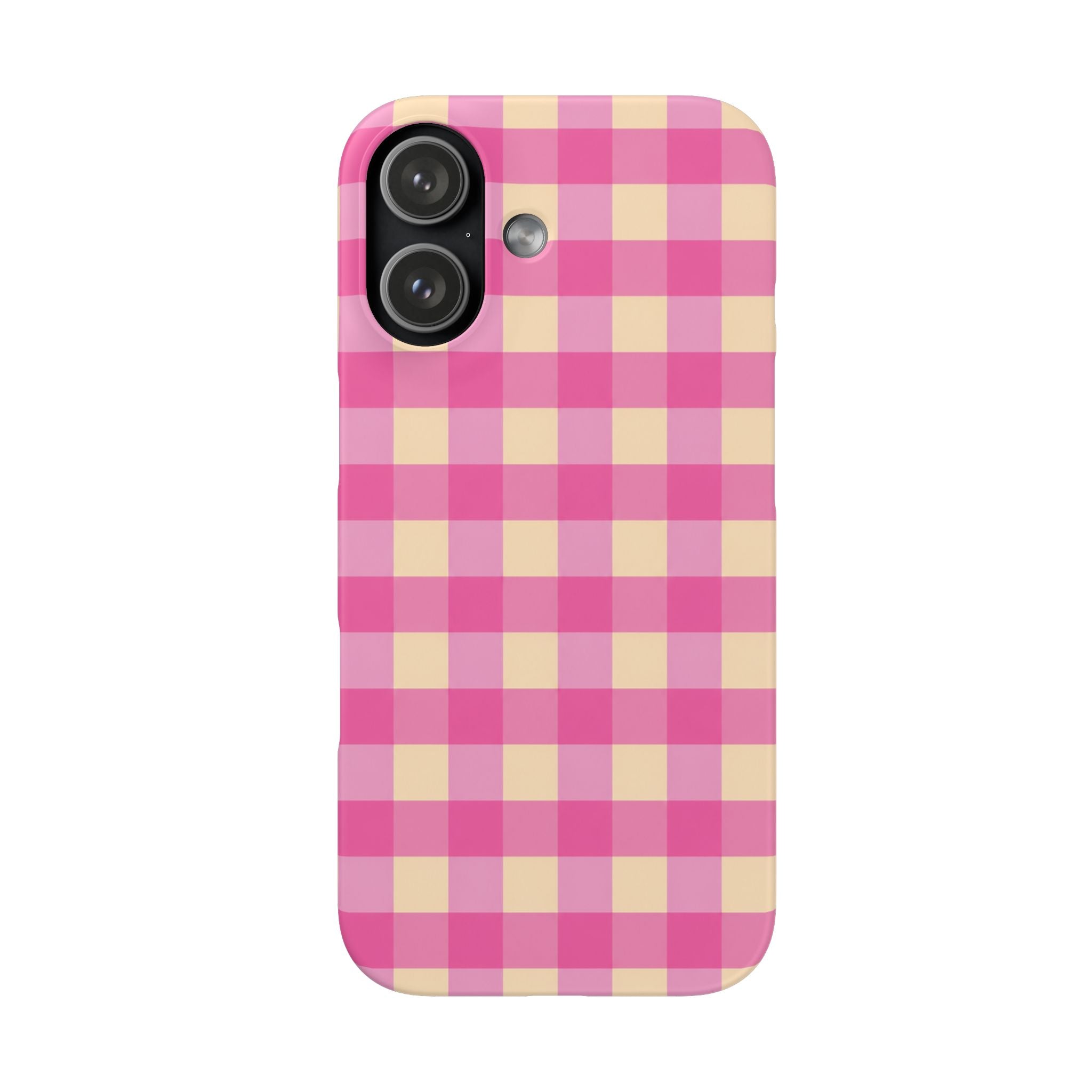 Pink Gingham Phone Case