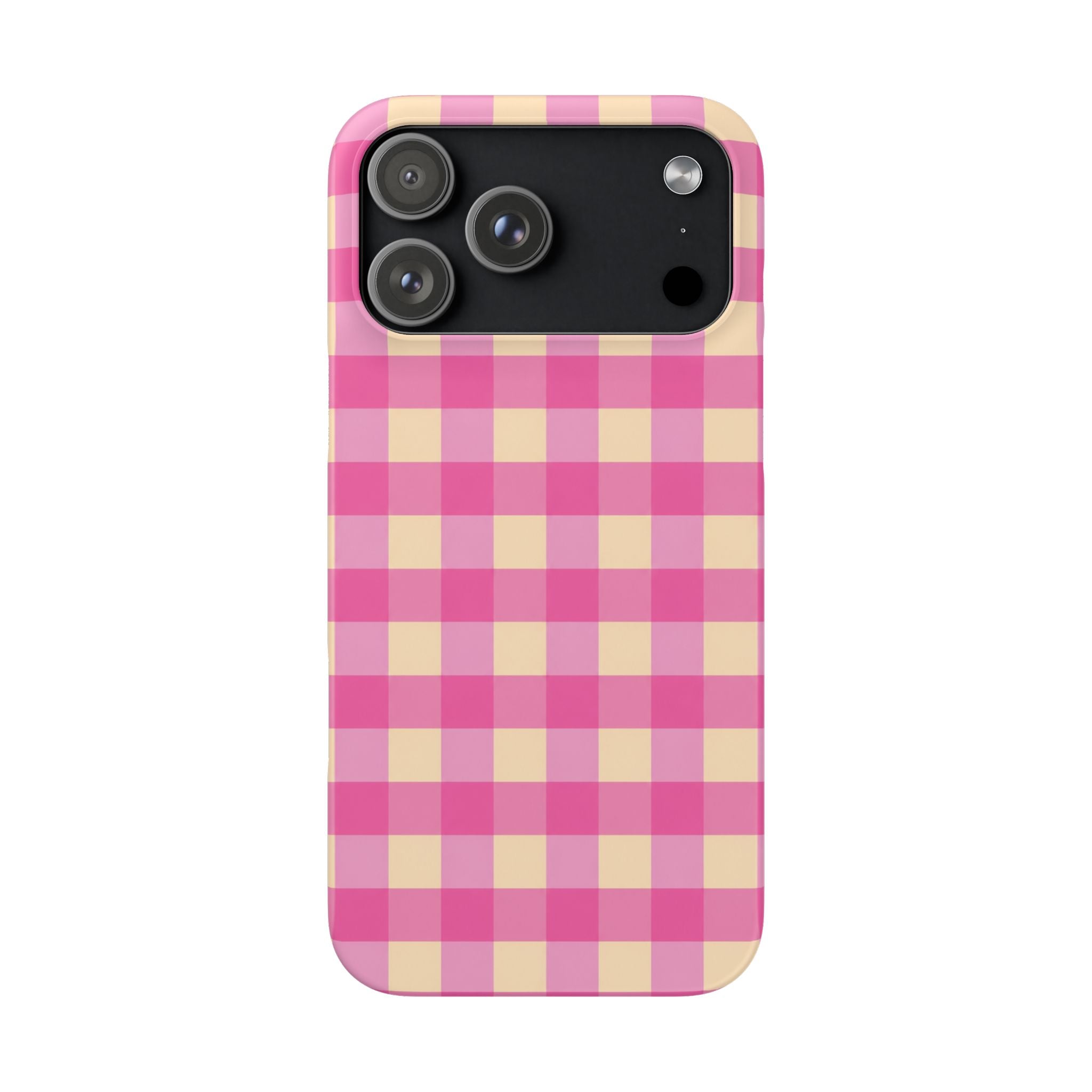 Pink Gingham Phone Case