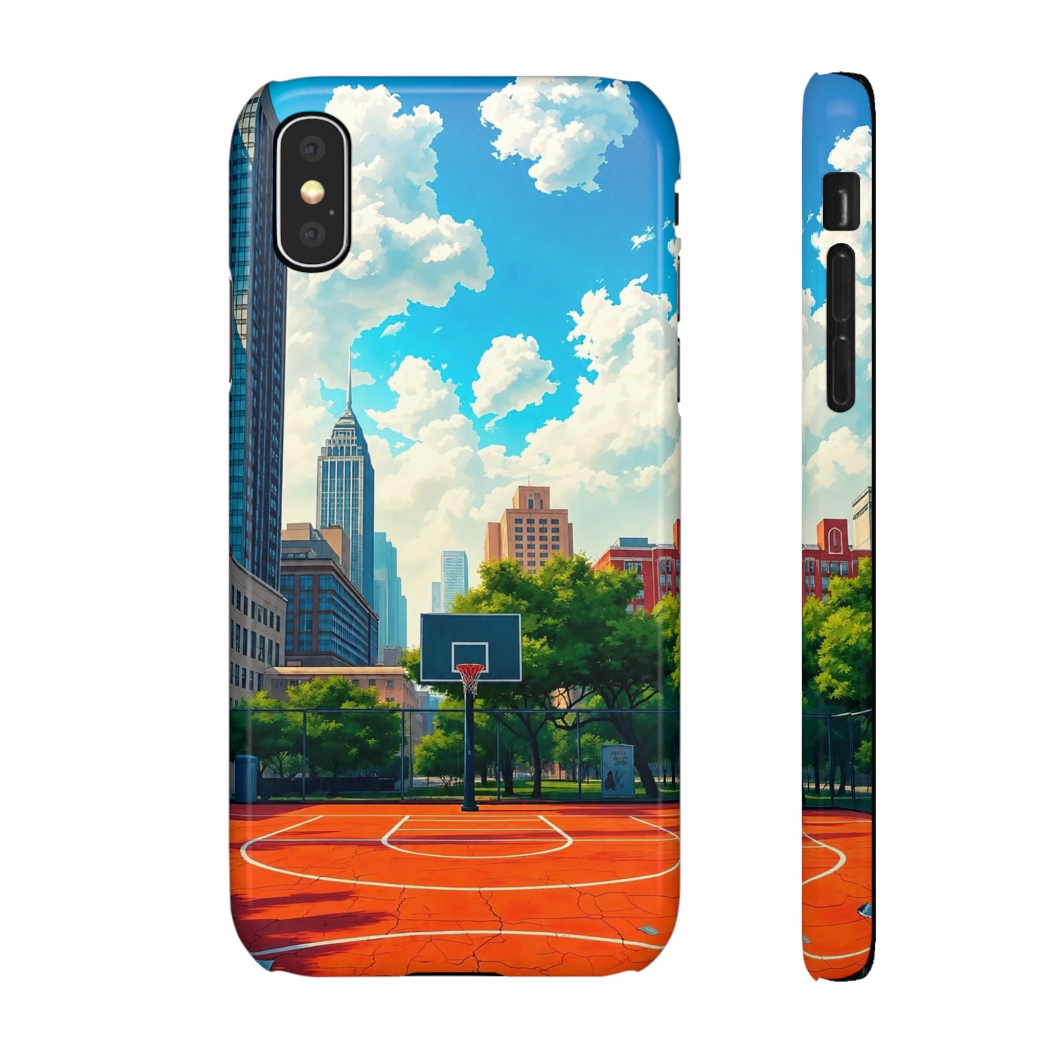 Urban Basketball Court Phone Case