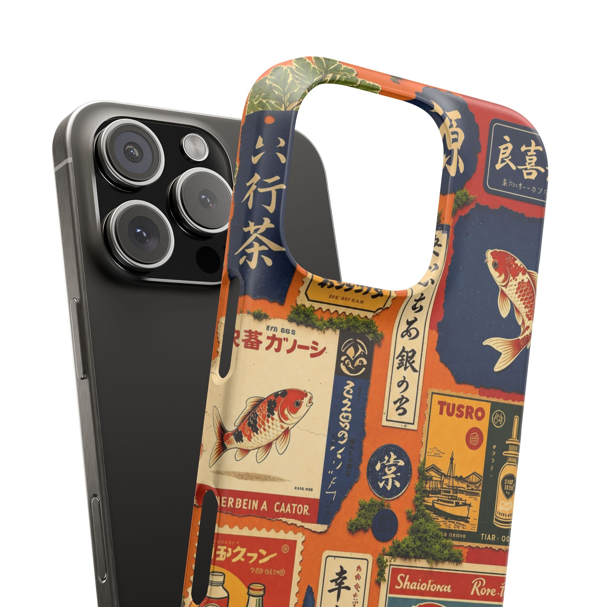 Vintage Japanese Koi Phone Case