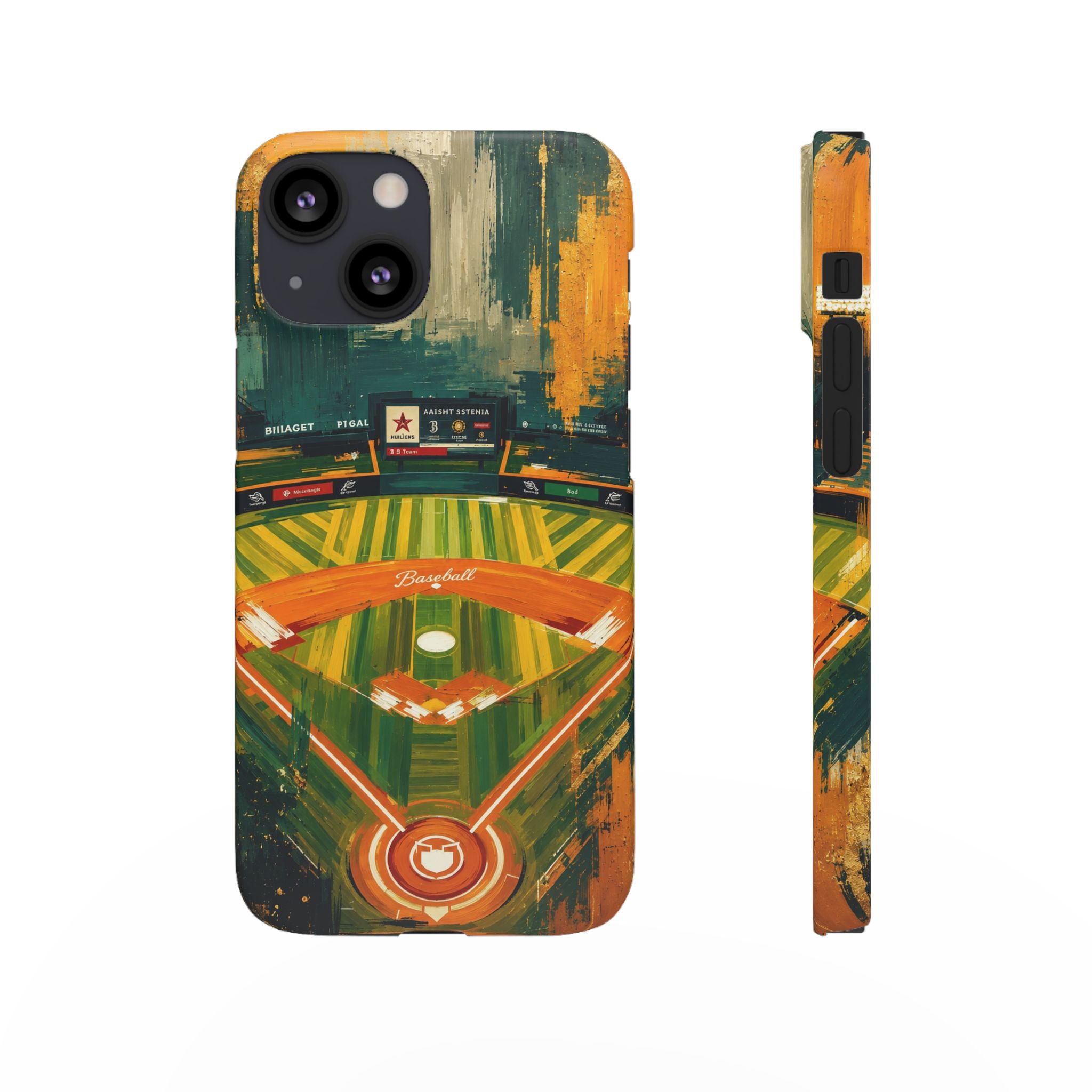 Abstract Baseball Stadium Phone Case
