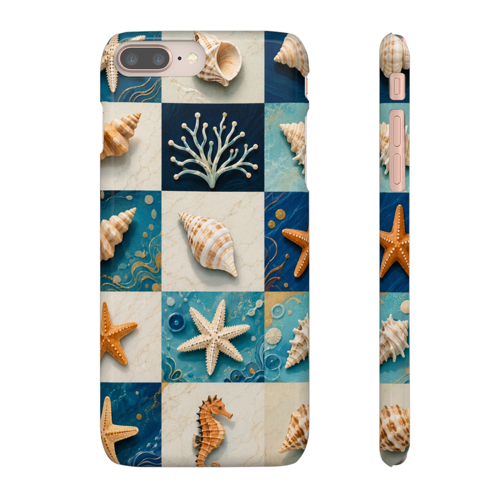 Coastal Seashell Mosaic Phone Case