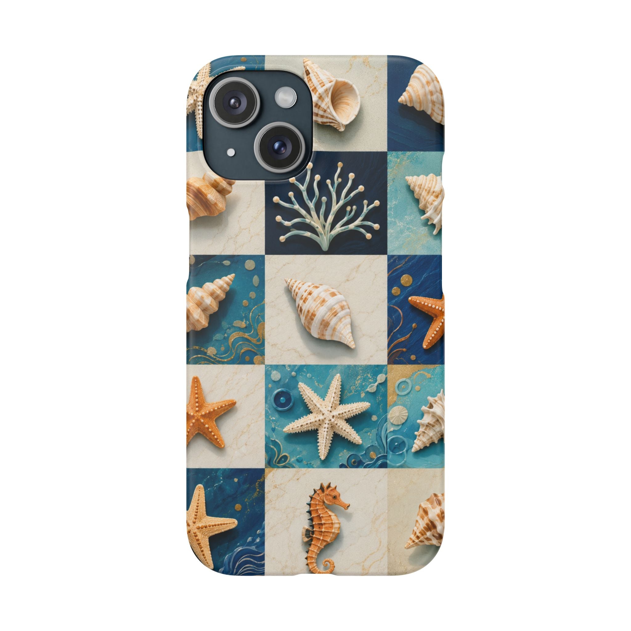 Coastal Seashell Mosaic Phone Case
