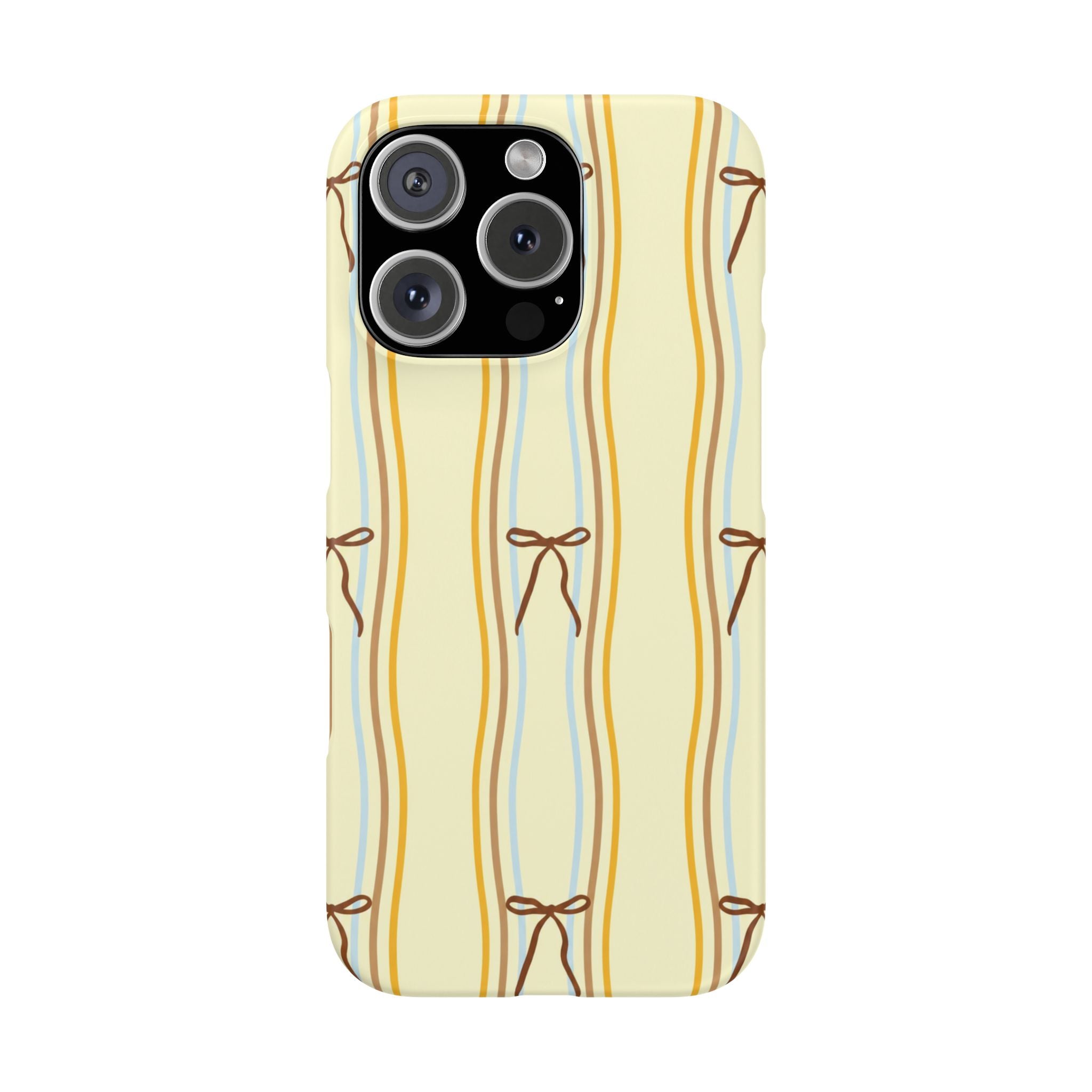 Bow Stripe Phone Case