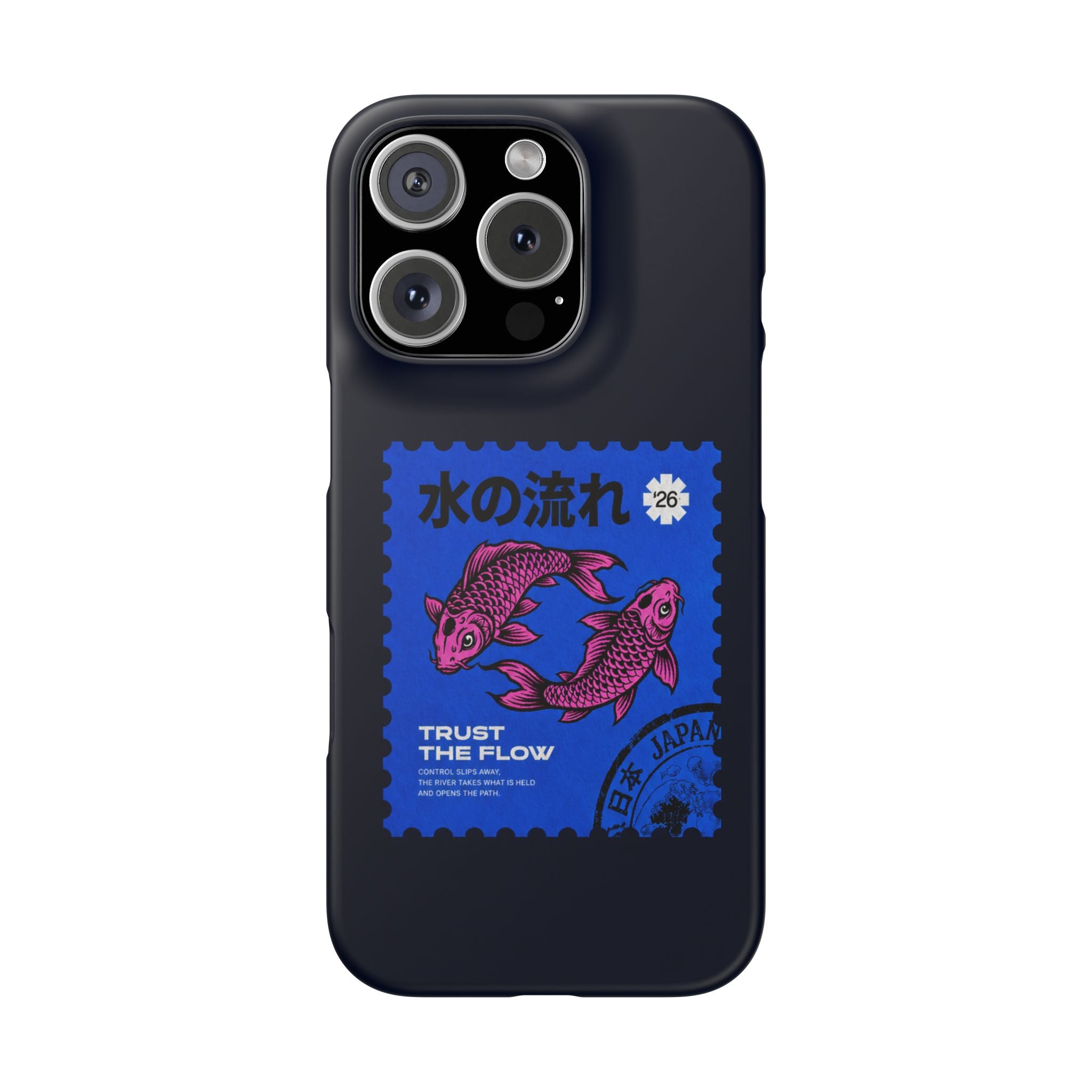 Trust The Flow Koi Phone Case