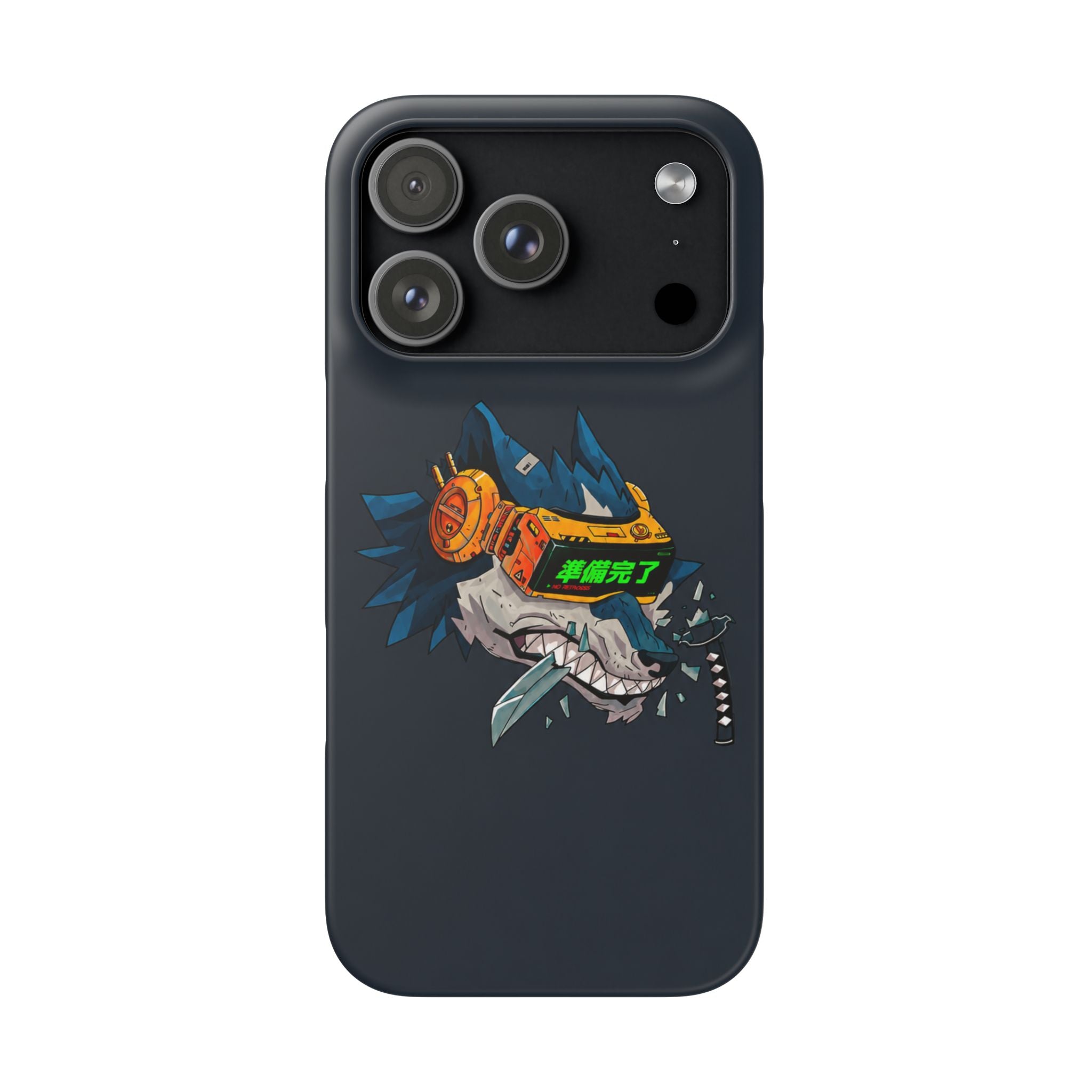 Cyberpunk Wolf Phone Case