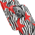 Retro Zebra Stars Phone Case