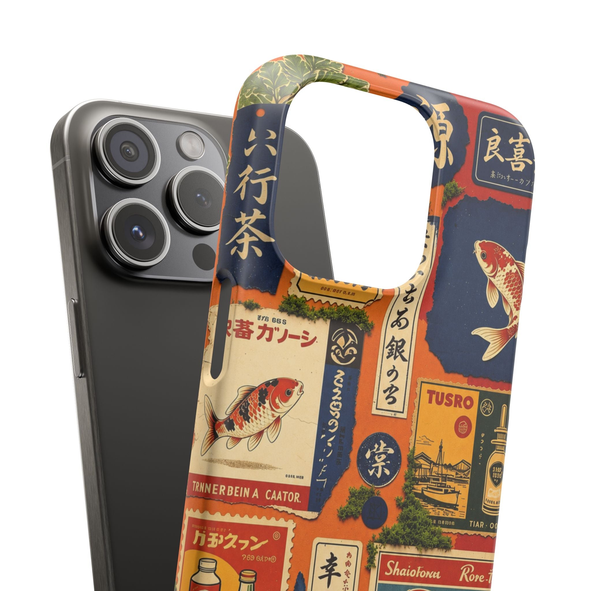 Vintage Japanese Koi Phone Case