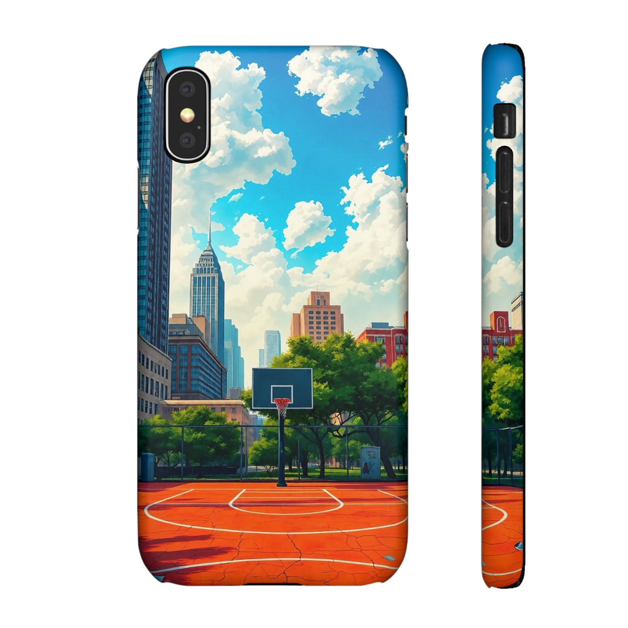 Urban Basketball Court Phone Case