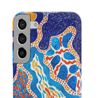Abstract Blue Pattern Phone Case