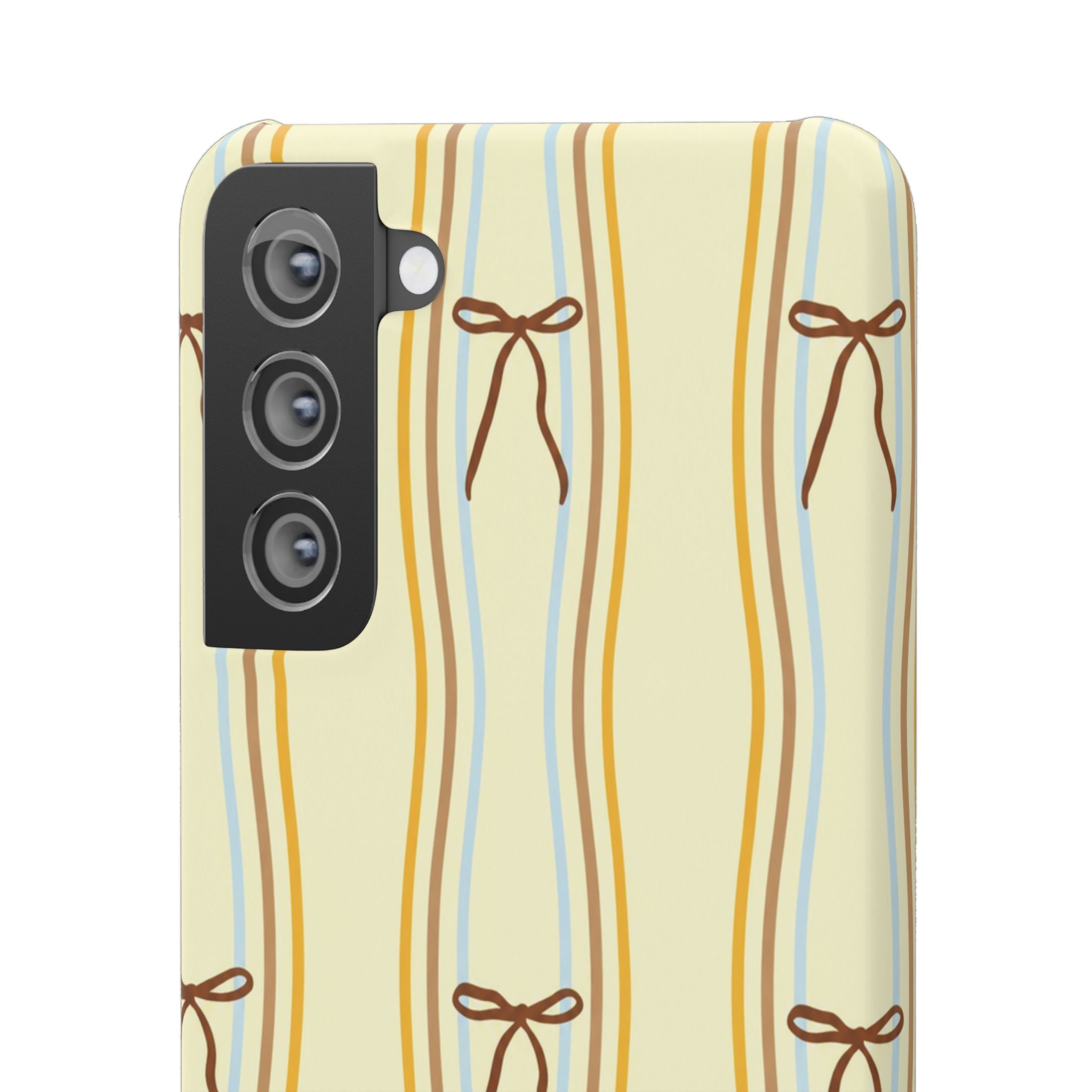 Bow Stripe Phone Case
