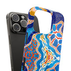 Abstract Blue Pattern Phone Case