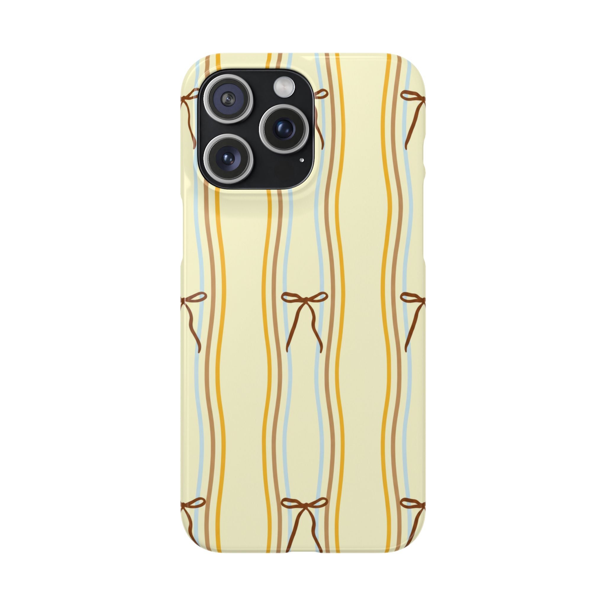 Bow Stripe Phone Case