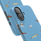 Swimming Dogs Phone Case