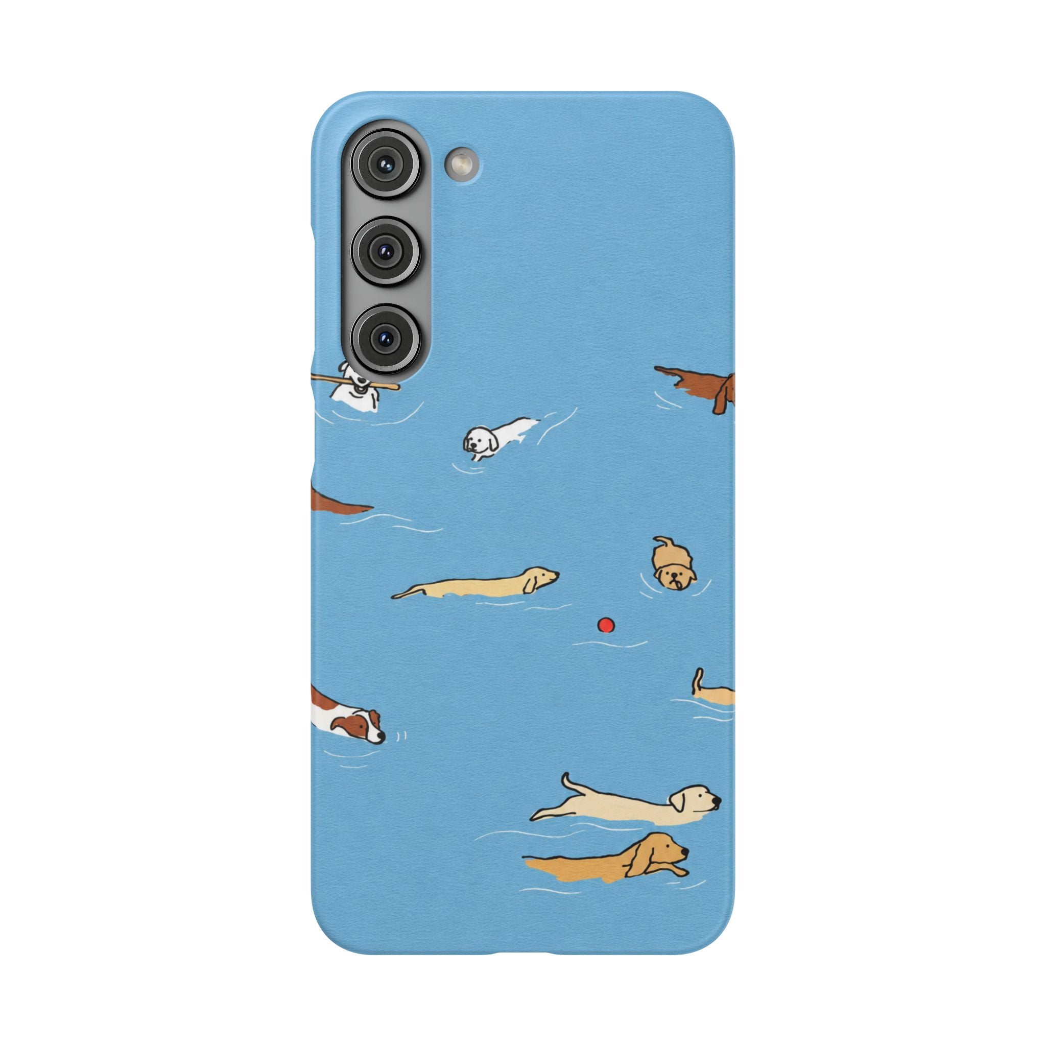 Swimming Dogs Phone Case