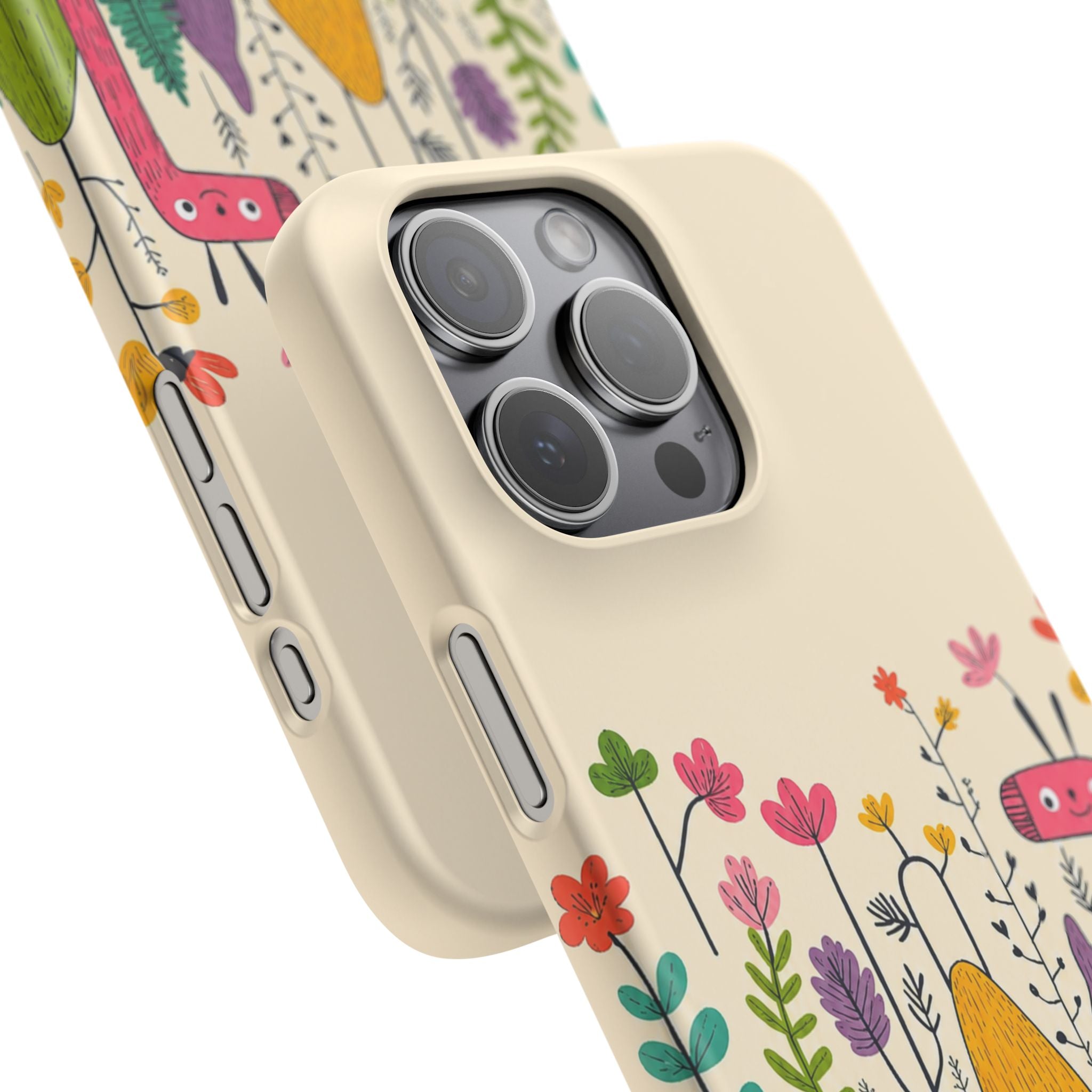 Cute Monster Garden Phone Case