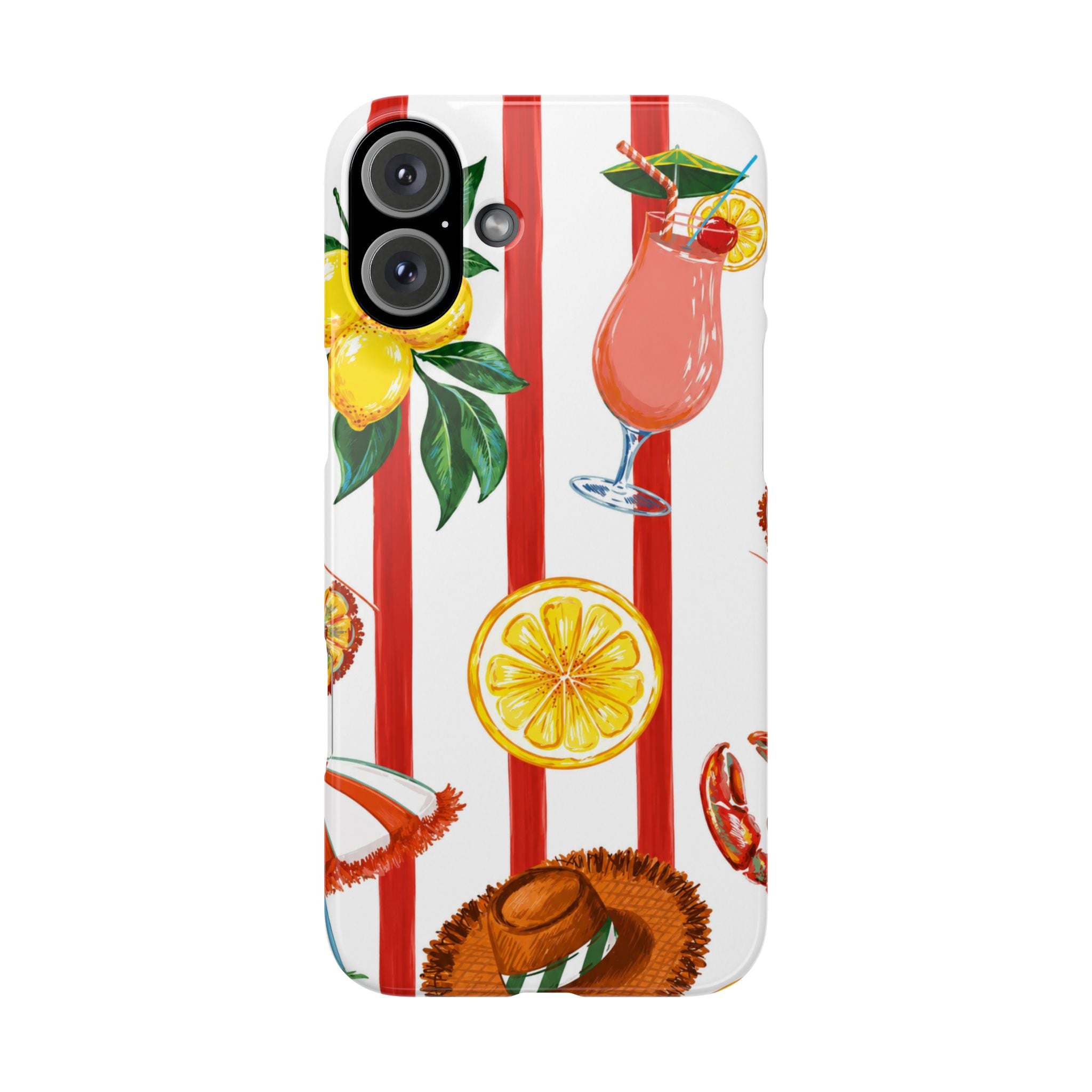 Lemon Coast – Summer Citrus Phone Case