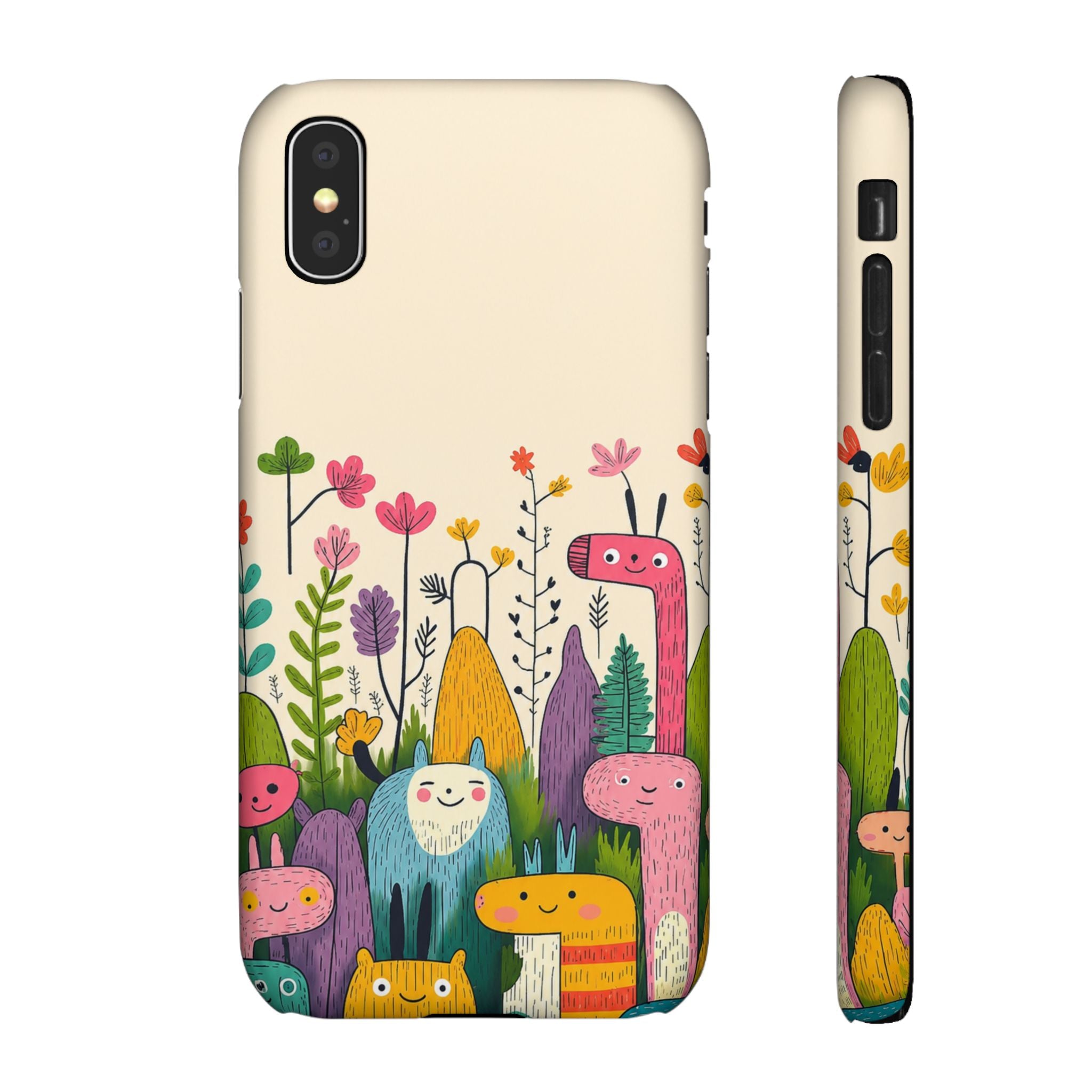 Cute Monster Garden Phone Case