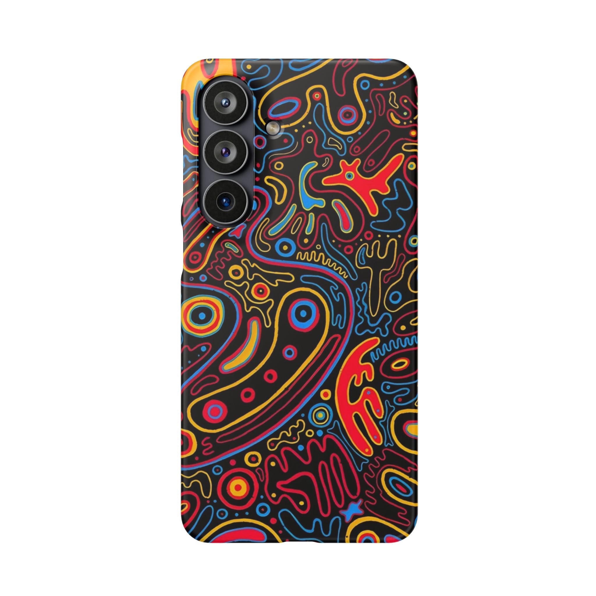 Neon Maze Phone Case