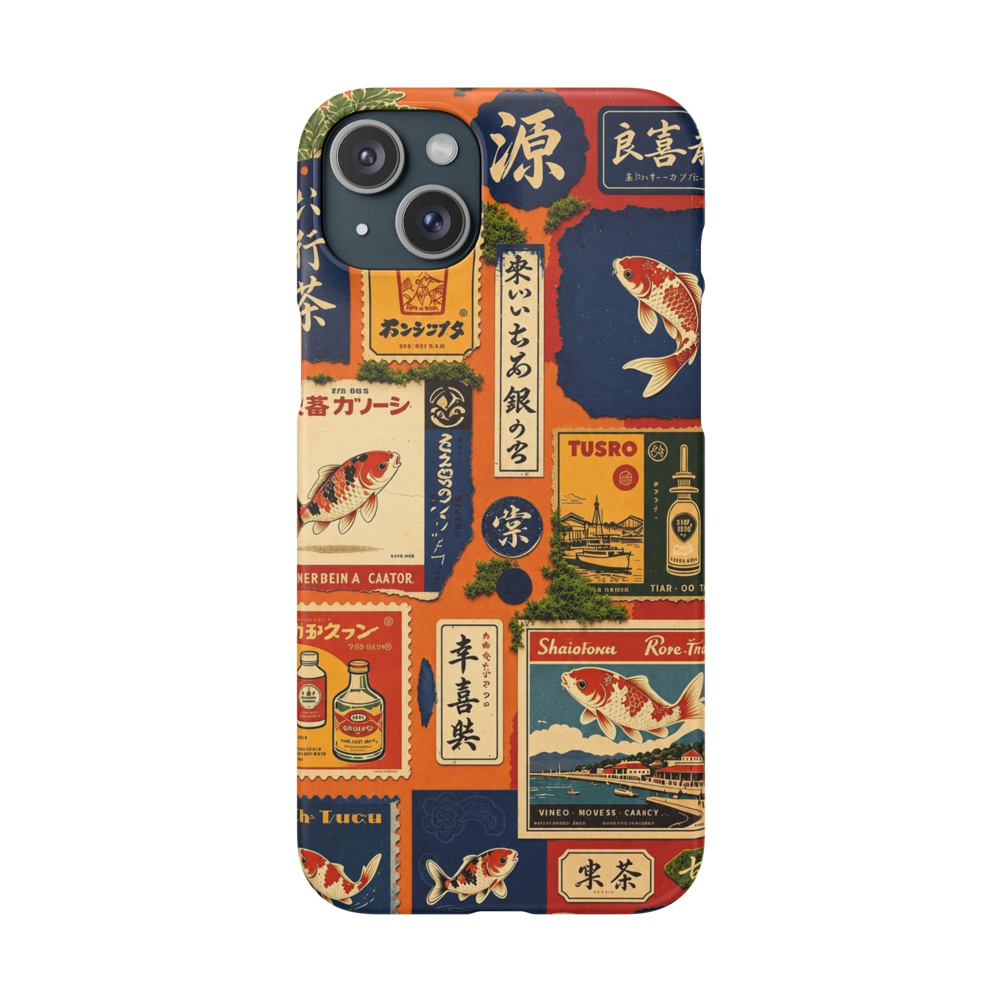 Vintage Japanese Koi Phone Case