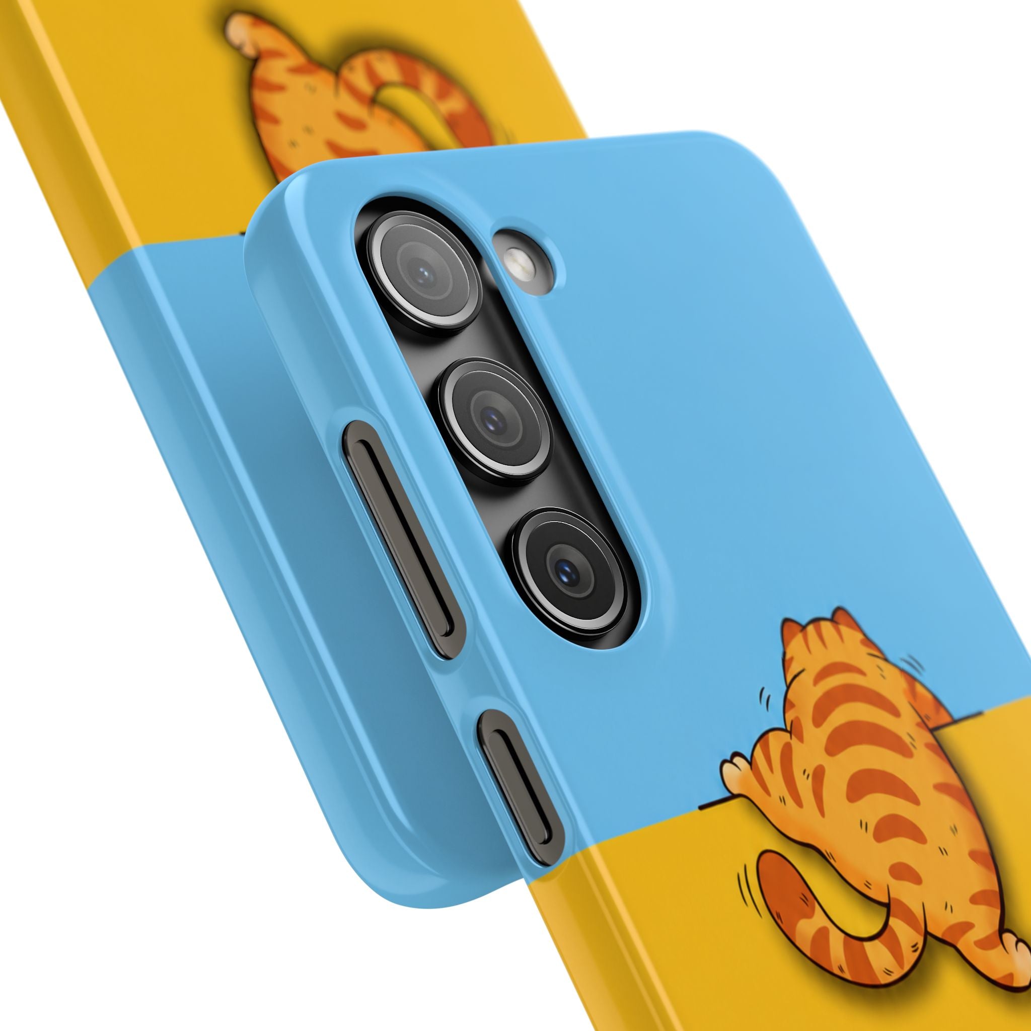Peekaboo Orange Cat Phone Case