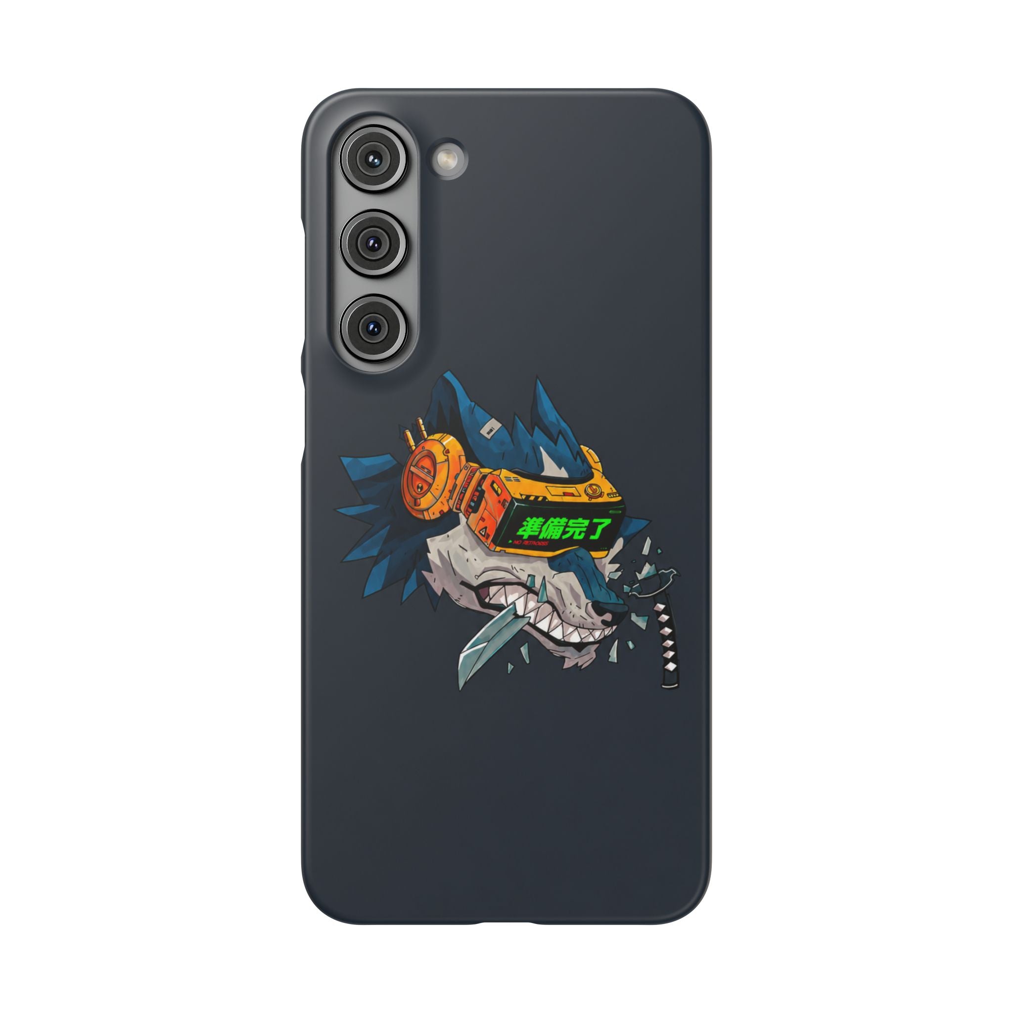 Cyberpunk Wolf Phone Case