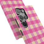 Pink Gingham Phone Case