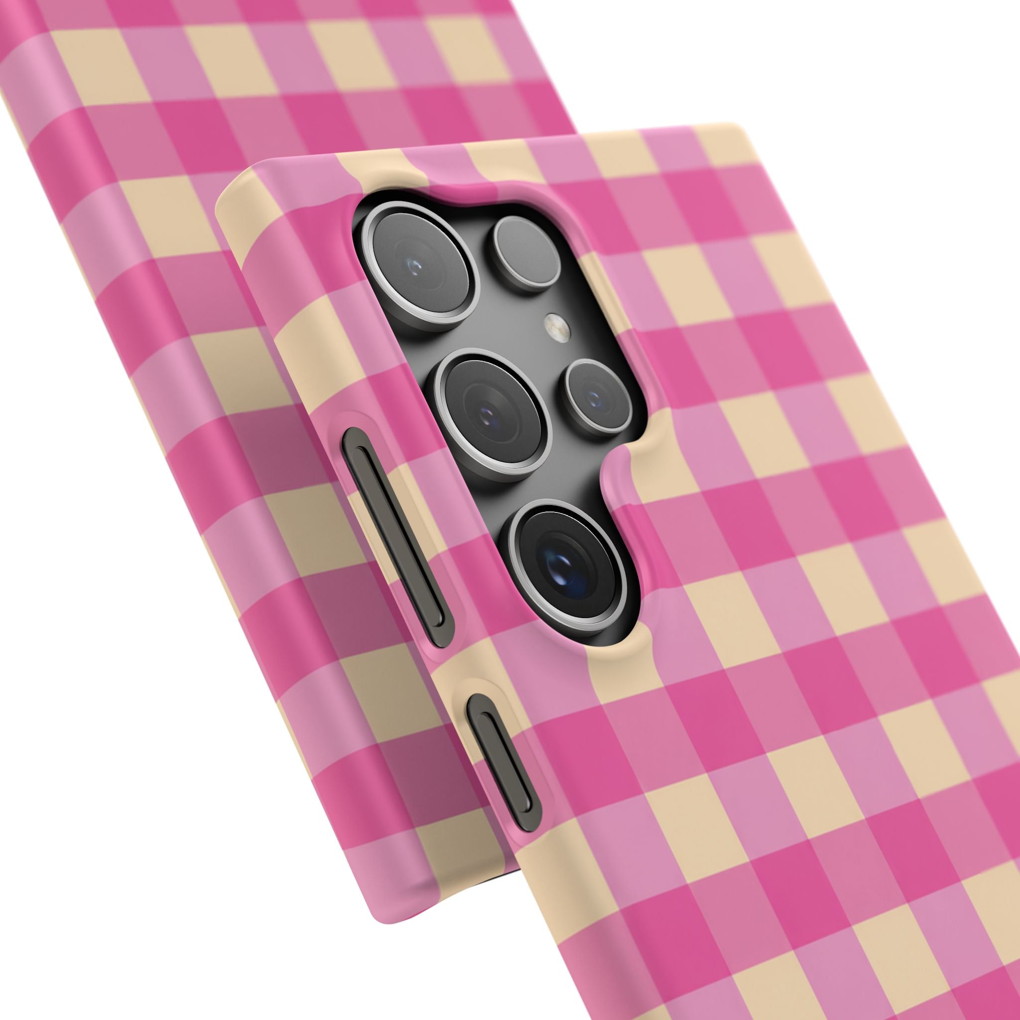 Pink Gingham Phone Case