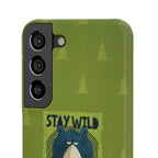 Stay Wild Bear Phone Case