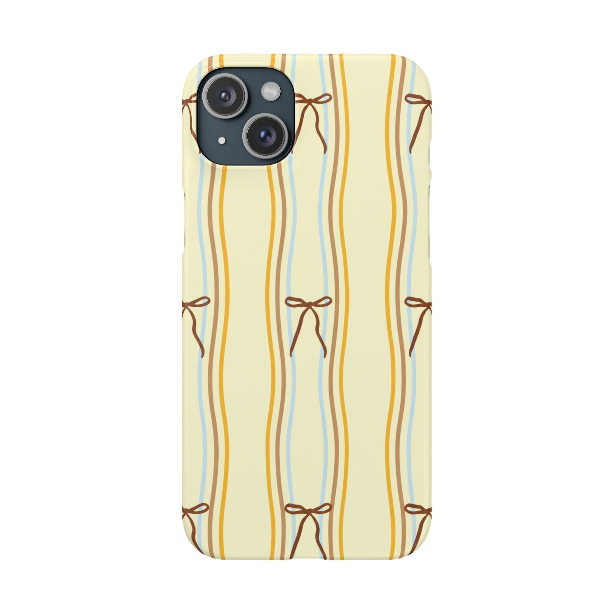 Bow Stripe Phone Case