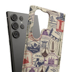 Vintage Travel Stamps Phone Case